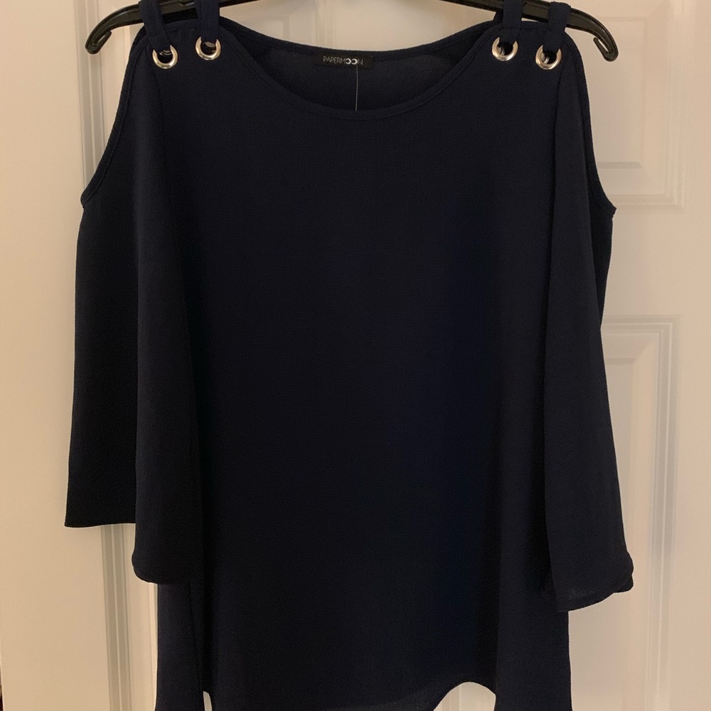 Navy blouse